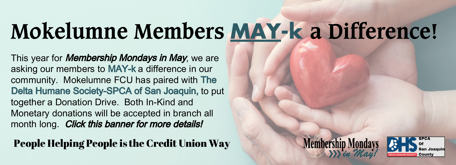 Members MAY-k a difference
